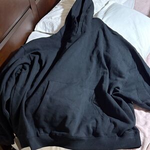 Men's Classic Black Hoodie Sweatsuit Set